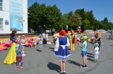 Для детей в день России были организованы мастер-классы и игровые программы